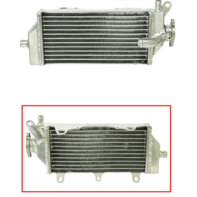Psychic radiator reinforced with standard capacity Right Yamaha YZ-F 250-450cc 14-18