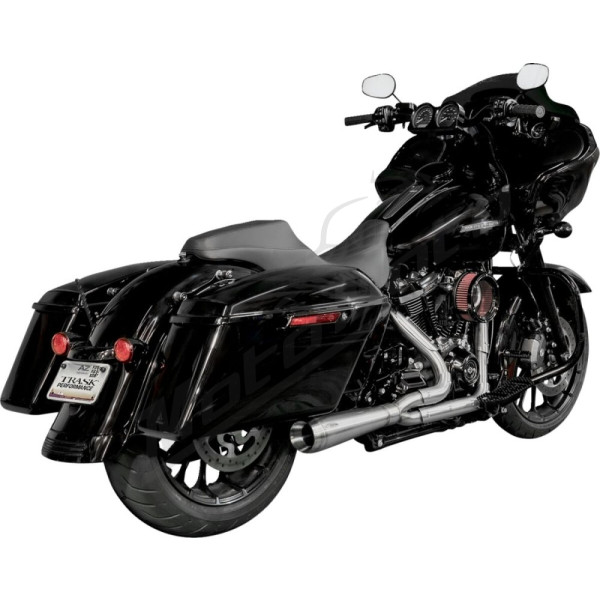 TRASK 2-into-1 Assault Exhaust System Harley Davidson FLH / FLHFB / FLHR / FLHRC / FLHRXS / FLHT 1750-1977cc 17-24