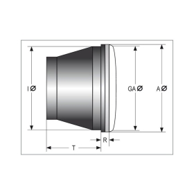 SHIN YO Headlight Insert 120mm