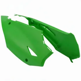 POLISPORT Restyle Side Panels Green Kawasaki KX 250-500 03-08