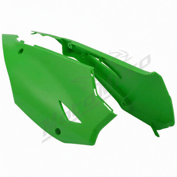 POLISPORT Restyle Side Panels Green Kawasaki KX 250-500 03-08