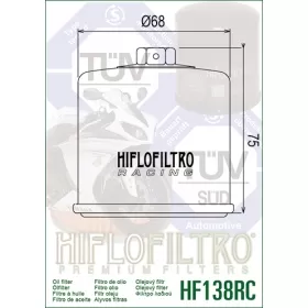 Oil filter HIFLO HF138RC APRILIA/ ARCTIC CAT/ CAGIVA/ KAWASAKI/ KYMCO/ SUZUKI 250-1800cc 1987-2021