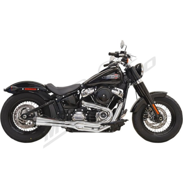 BASSANI XHAUST 2-into-1 Road Rage Exhaust System Harley Davidson 1750-1868cc 2018-2020