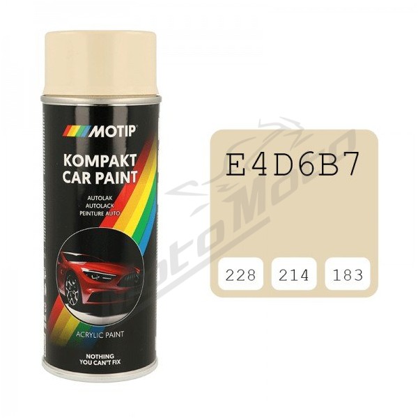 MOTIP Coloured paint E4D6B7 400ml