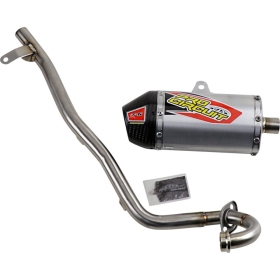PRO CIRCUIT T-6 Exhaust System Stainless Steel/Aluminum/Carbon Fiber Honda CRF 110F 19-22