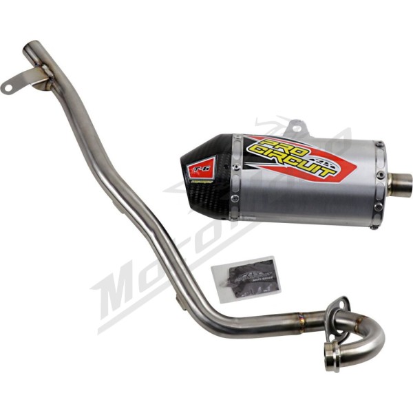 PRO CIRCUIT T-6 Exhaust System Stainless Steel/Aluminum/Carbon Fiber Honda CRF 110F 19-22