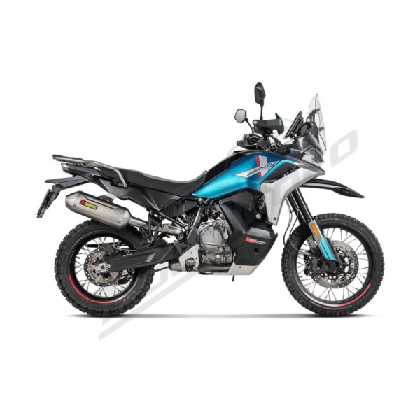 AKRAPOVIC Slip-On Line Muffler Titanium CF Moto MT-X 800 25-26