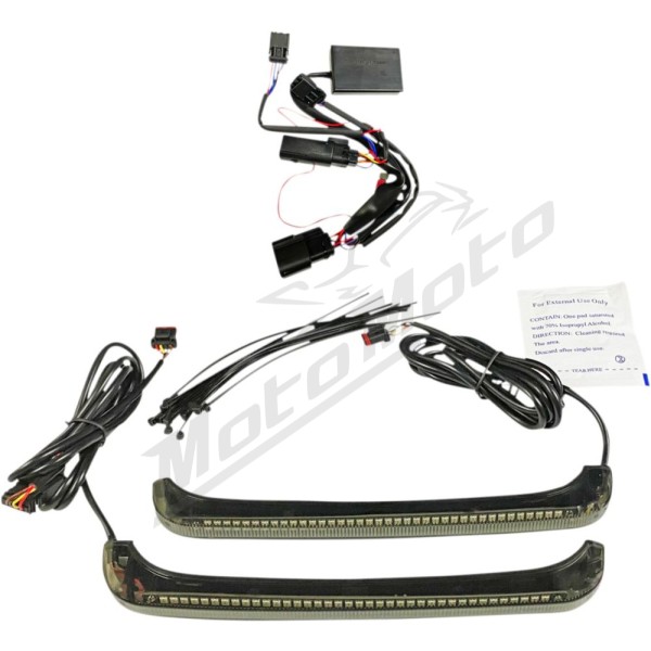 CUSTOM DYNAMICS LED BAGZ™ Galiniai žibintai Harley Davidson FLHRXS / FLHTCU 1690-1977cc 14-24