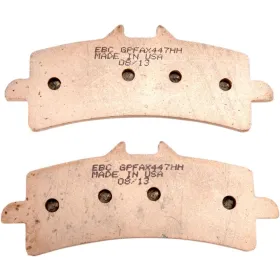 EBC Sintered Road Race "GPFAX" Brake Pads KTM / KAWASAKI / DUCATI / HONDA / HUSQVARNA / BMW / APRILIA / SUZUKI / TRIUMPH 