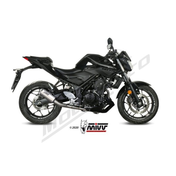 MIVV MK3 Full Exhaust System Yamaha MT-03 / YZF-R3 320 15-22
