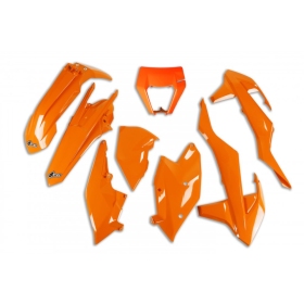 UFO Plastikų komplektas KTM EXC/EXC-F 125-450 oranžinis