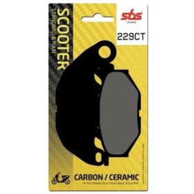 Sbs Brakepads 229CT Carbon Tech YAMAHA X-MAX
