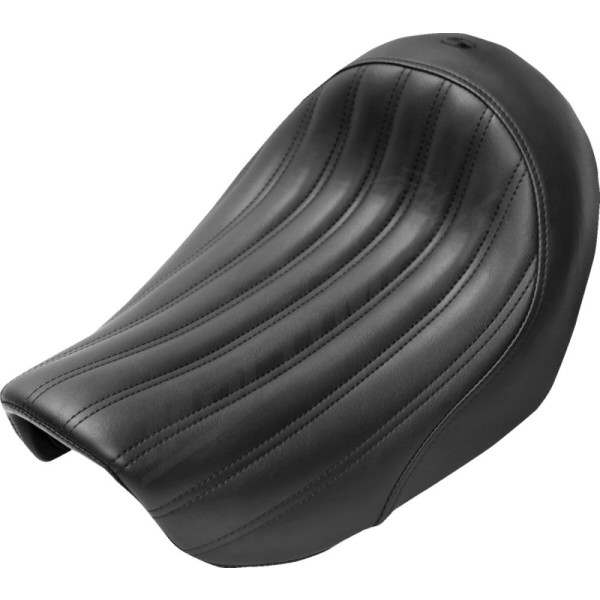 SADDLEMEN Knuckle Ribbed Solo Seat Harley Davidson FLD / FXD / FXDL / FXDWG 1450-1800 06-17
