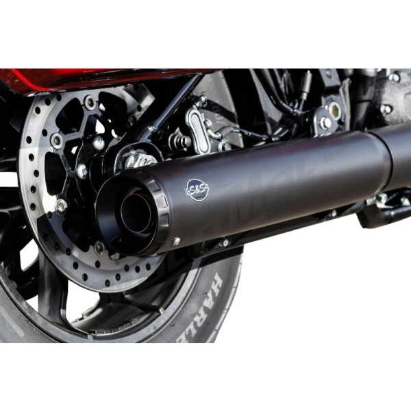 S&S CYCLE Grand National Slip-On Muffler Harley Davidson FLHCS / FXBB / FXLRS / FXLRST 1923cc 25