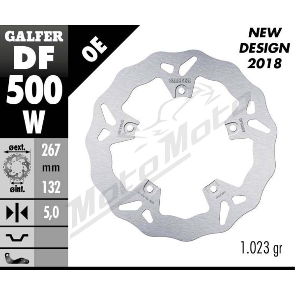 GALFER Wave® Front Brake Rotor MBK / Yamaha 125-800cc 04-24