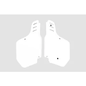 UFO Rear Side Plastics White Kawasaki KX / KDX 125-500 88-02