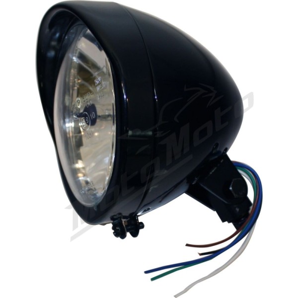 DRAG SPECIALTIES Diamond-Style Bottom-Mount 14,5 cm (5-3/4") Headlight Assemblies