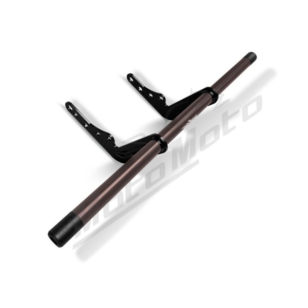 HEINZ BIKES Front Crash Bar Bronze Harley Davidson FLDE / FLFB / FXBR / FXST / FXBB 1750/1923 18-25