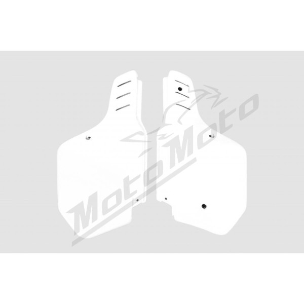 UFO Rear Side Plastics White Kawasaki KX / KDX 125-500 88-02