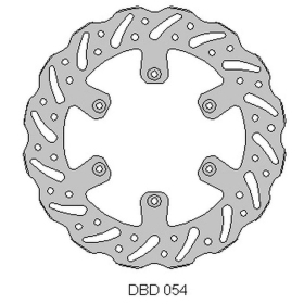 Delta braking disc front (260x108,2x4mm) Gas Gas 125-450 95-21