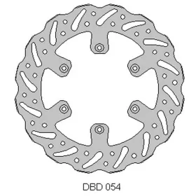 DELTA BRAKING priekinis stabdžių diskas (260x108,2x4mm) Gas Gas 125-450 95-21