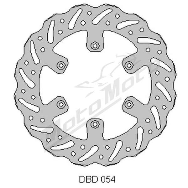 Delta braking disc front (260x108,2x4mm) Gas Gas 125-450 95-21