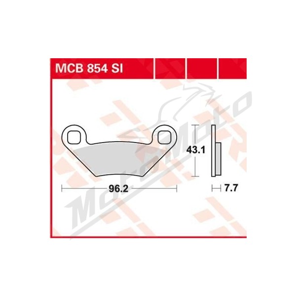 TRW SI Series Sindered Off-Road Brake Pads Polaris General / Outlaw / Ranger / Ranger RZR 400-1000cc 06-19