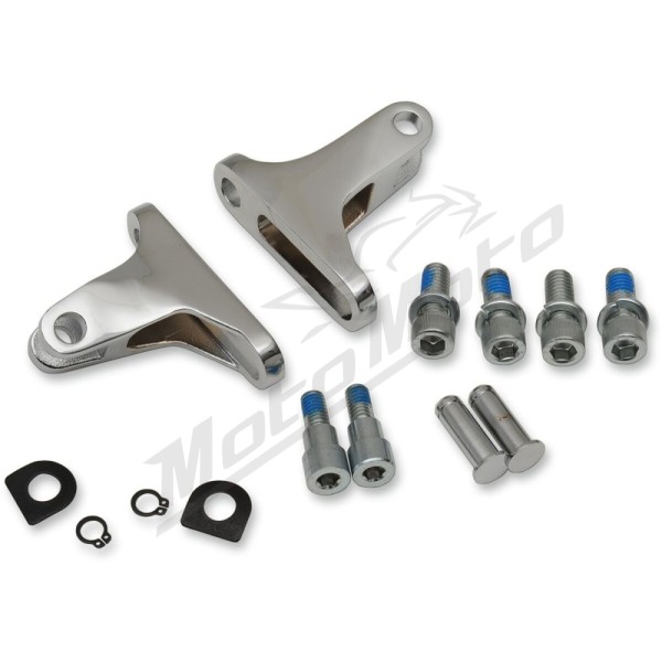 DRAG SPECIALTIES Short Passenger Foot Peg Mount Kit Harley Davidson FLHR / FLHRC / FLHRCI / FLHRI 1340-1923cc 93-24