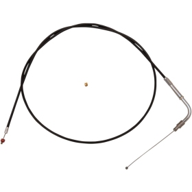 BARNETT Black Vinyl Throttle/Idle Cable Harley Davidson 1450cc 2002-2006