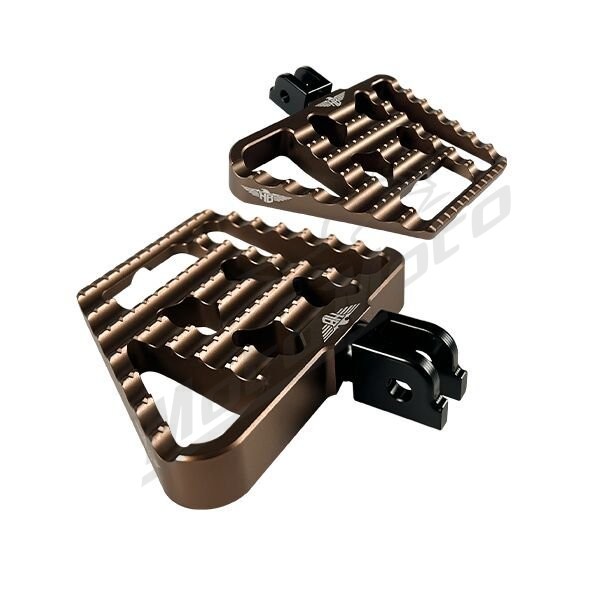 HEINZ BIKES Mini-FloorBoard Front Footpeg Harley Davidson FLDE / FLSL / FXBB / FXST / FXLRS 1750/1923 18-25