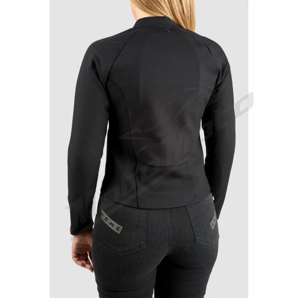 Pando Moto STEALTH BLACK AAA Light-weight armored jacket for women