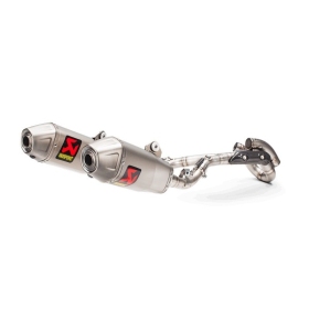 Akrapovic Racing Line Double Exhaust System (Titanium) HONDA CRF450R / CRF450RX