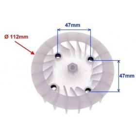 Sparnuotė balta GY6 50cc 139QMB 4T 