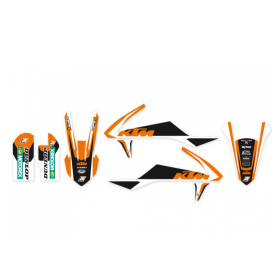 Blackbird set of stickers (veneers) Dream 4 orange / white / black KTM SX 50 16-23