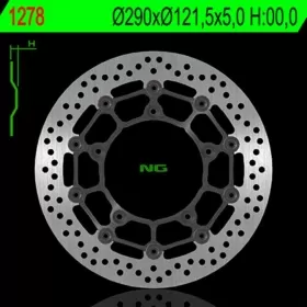 NG BRAKES 1278 Round Floating Brake Disc SUZUKI SFV / SV 650 07-24