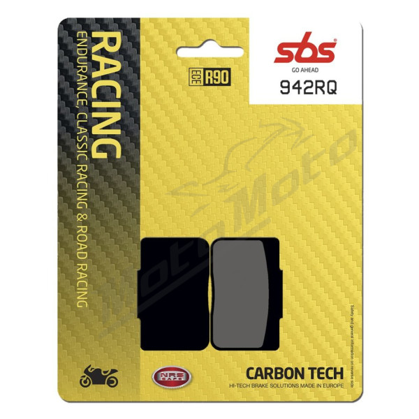 SBS 942RQ RQ Road Racing Carbon Tech Brake Pad BMW S1000 HP4 2018