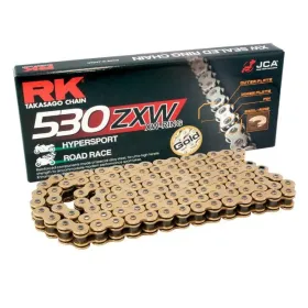 Rk drive chain GB530ZXW (xw-ring) gold color