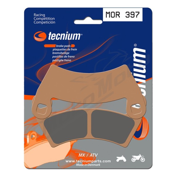 TECNIUM Racing MX/ATV Sintered Metal Brake pads MOR397 Polaris Ranger / RZR 500/1000 99-21