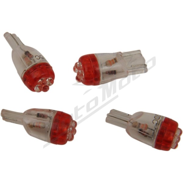 DRAG SPECIALTIES Mini Wedge LED Bulb 12 V/0,5 W 4pcs.