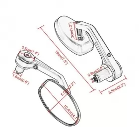 Universal mirrors 2pcs