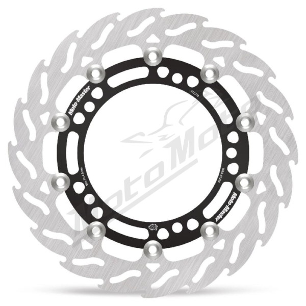 MOTO-MASTER Flame Front Floating Brake Disc Kawasaki KLE / Ninja / Z 300/900 17-26 