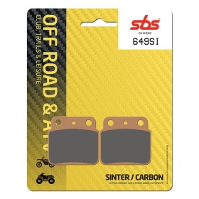 Sbs stabdžių trinkelės 649SI Sintered Offroad ARCTIC CAT / KAWASAKI / SUZUKI