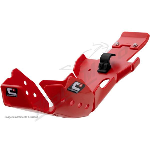 CROSSPRO Engine / swingarm cover red KTM / Husqvarna / Gas Gas 2023>