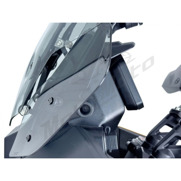 WRS MG009F Side Deflectors Smoke Moto Guzzi Stelvio 1000 ABS 2024