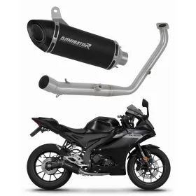 Yamaha MT 125 2024-2025 (Euro 5+) Dominator Full Exhaust System HP8 BLACK + dB killer
