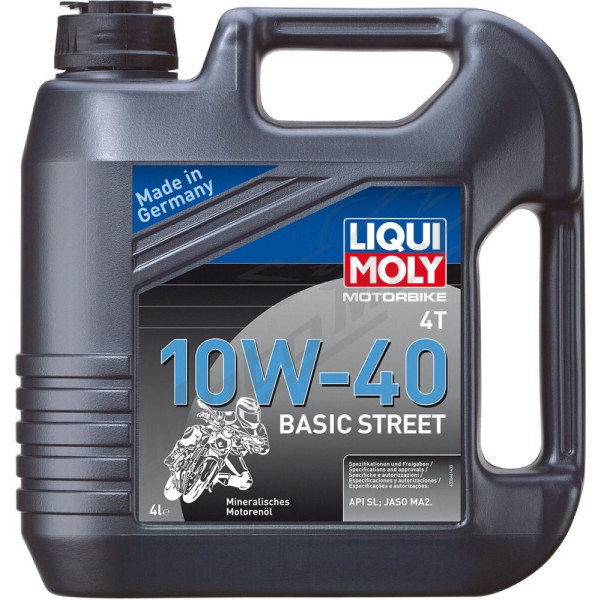LIQUI MOLY Street Mineralinė Alyva 4T 10W-40 4L