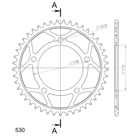 JT / Supersprox Rear sprocket 302.45