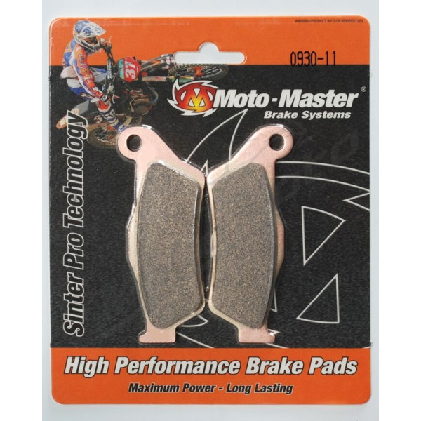 MOTO-MASTER Roadpro Front Brake Pads Aprilia / BMW / Ducati / Honda / Harley Davidson / KTM / Yamaha 250-1100 93-26 