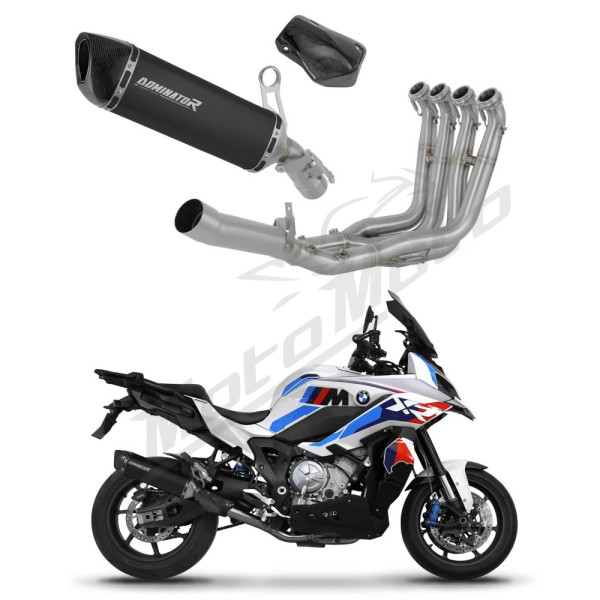 Dominator Full Exhaust System HP6 BLACK + dB killer BMW S1000XR 20->