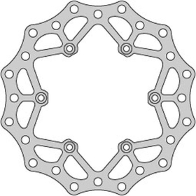 DELTA BRAKING REAR BRAKE DISC (220x110x4mm) KTM / Gas Gas 125-450 91-21